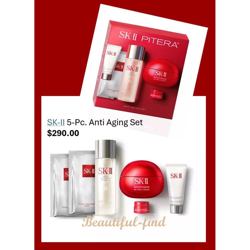 SK-II 5-Pc. Anti Aging Set $290.00 NIB